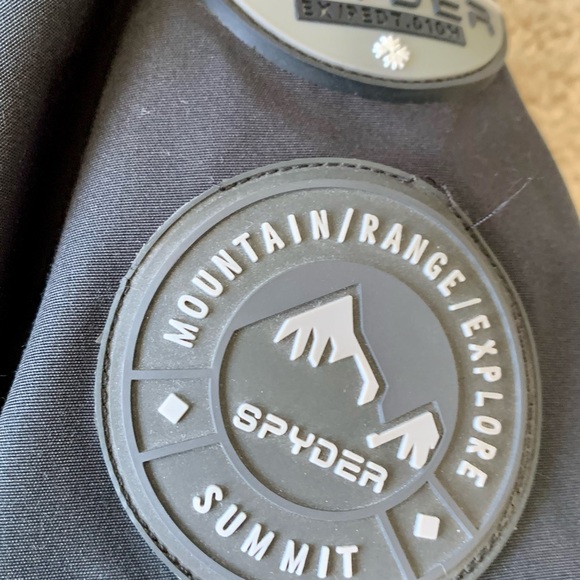 Boys L SPYDER Summit Hard Shell Ski Winter Jacket - READ DESCRIPTION - Picture 3 of 6